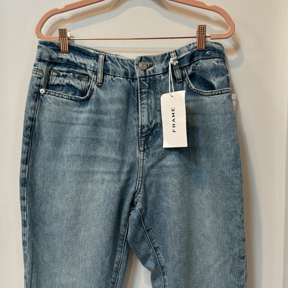 NWT Frame Le Super High Mini Boot Cut Jeans in Rossum 1year Revolve - Picture 4 of 9
